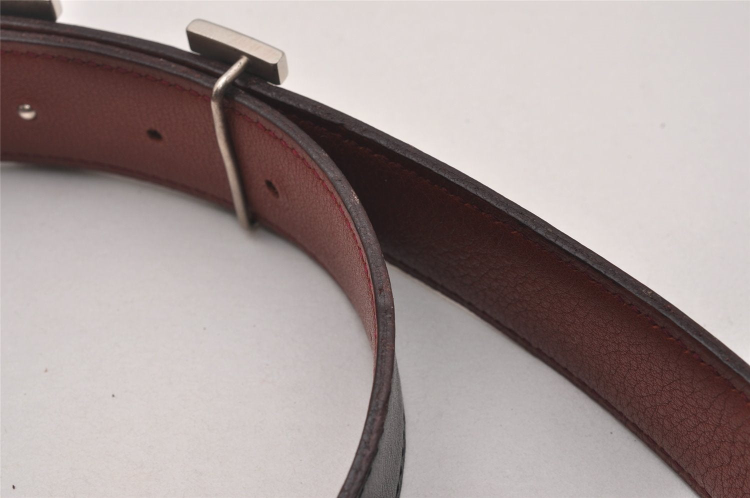 Authentic HERMES Constance Leather Belt 68-73cm 26.8-28.7