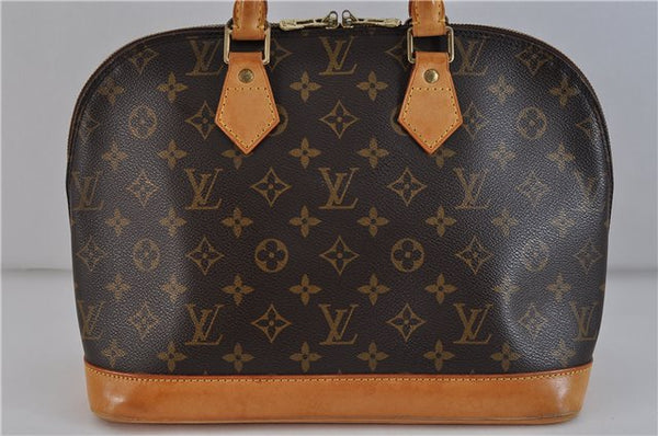 Authentic LOUIS VUITTON Monogram Alma Hand Bag M51130 LV 3910C