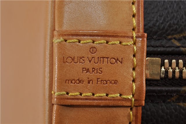 Authentic LOUIS VUITTON Monogram Alma Hand Bag M51130 LV 3910C