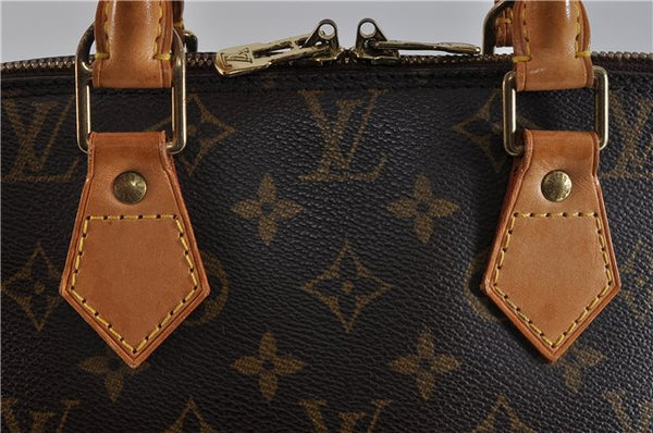 Authentic LOUIS VUITTON Monogram Alma Hand Bag M51130 LV 3910C