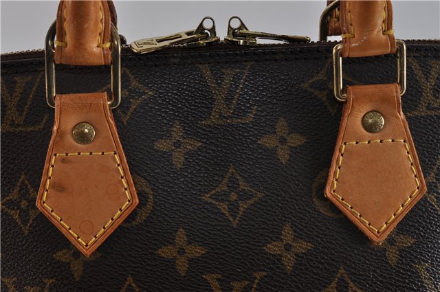 Authentic LOUIS VUITTON Monogram Alma Hand Bag M51130 LV 3910C