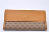 Authentic GUCCI Micro GG Vintage PVC Leather Long Wallet Purse Brown 3910F