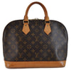 Authentic LOUIS VUITTON Monogram Alma Hand Bag M51130 LV 3910C