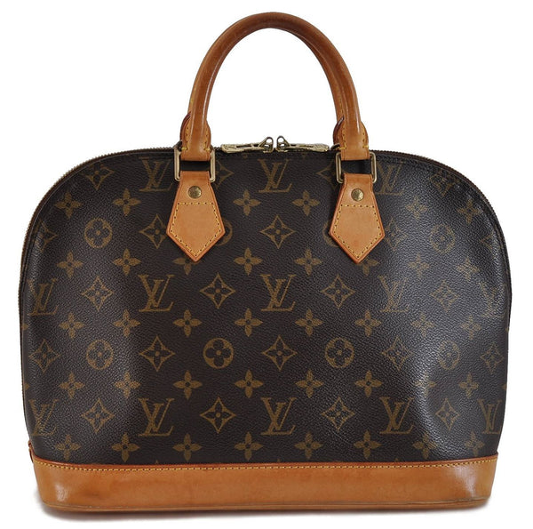 Authentic LOUIS VUITTON Monogram Alma Hand Bag M51130 LV 3910C