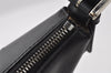 Authentic BURBERRY Vintage Leather Shoulder Hand Bag Purse Black 3913I