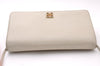 Authentic GIVENCHY Vintage Leather Shoulder Cross Body Bag Purse White 3915I