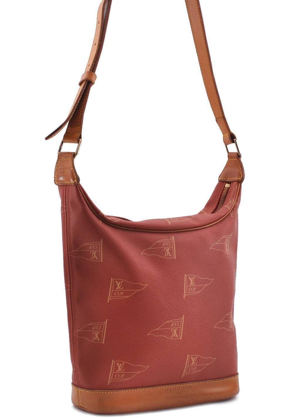 Authentic Louis Vuitton Cup Le Touquet Shoulder Cross Body Bag M80027 LV 3916C