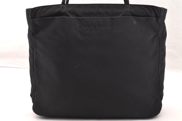 Authentic PRADA Vintage Nylon Tessuto Shoulder Hand Tote Bag Black 3916I