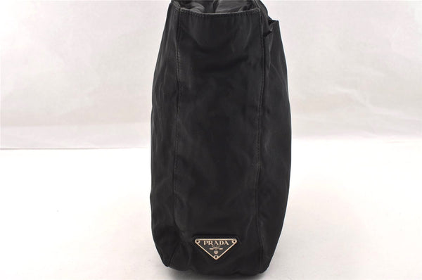 Authentic PRADA Vintage Nylon Tessuto Shoulder Hand Tote Bag Black 3916I