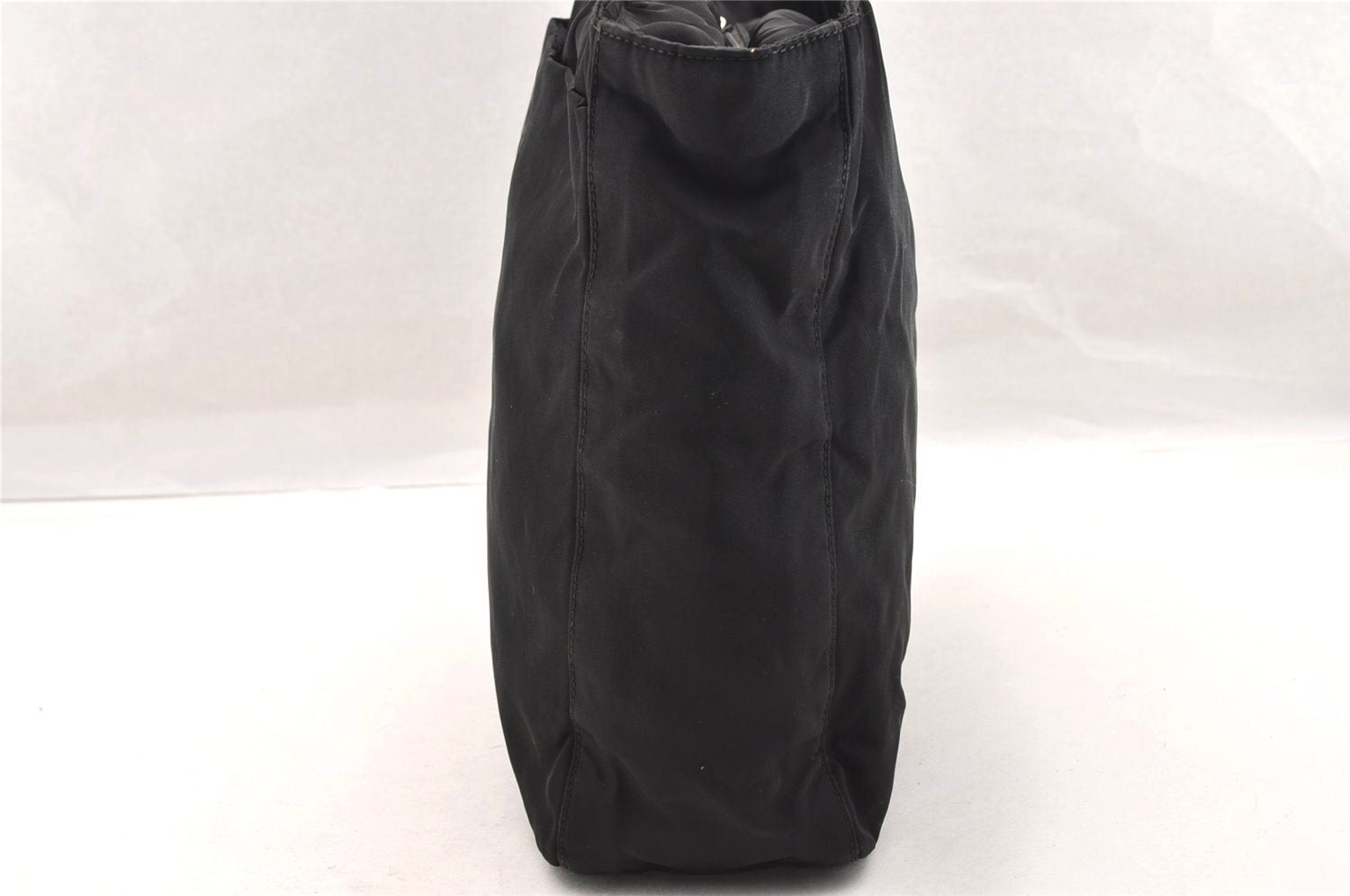 Authentic PRADA Vintage Nylon Tessuto Shoulder Hand Tote Bag Black 3916I