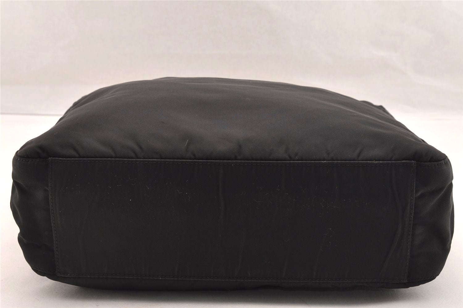Authentic PRADA Vintage Nylon Tessuto Shoulder Hand Tote Bag Black 3916I