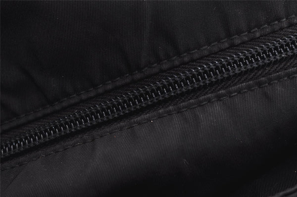 Authentic PRADA Vintage Nylon Tessuto Shoulder Hand Tote Bag Black 3916I