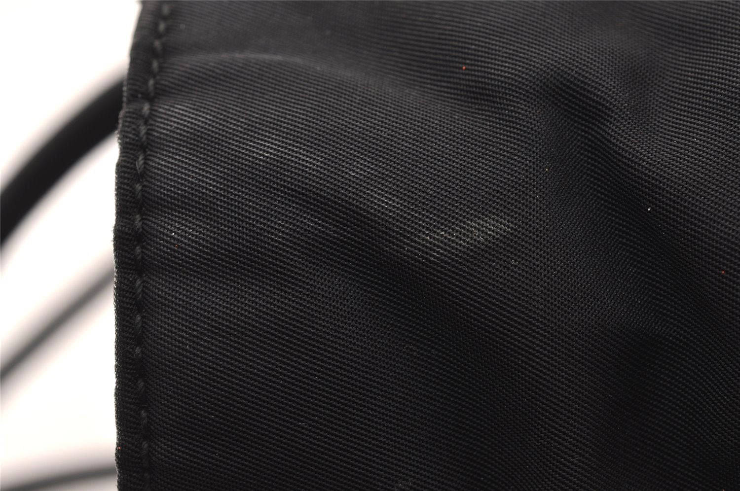 Authentic PRADA Vintage Nylon Tessuto Shoulder Hand Tote Bag Black 3916I