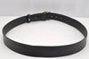 Authentic GUCCI Interlocking G Belt Leather Size 95cm 37.4" 368186 Black 3919I