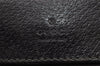 Authentic GUCCI Vintage Waist Body Bag Purse GG Canvas Leather 28566 Black 3920I
