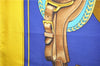 Authentic HERMES Carre 90 Scarf "Carrick a Pompe" Silk Yellow 3922D