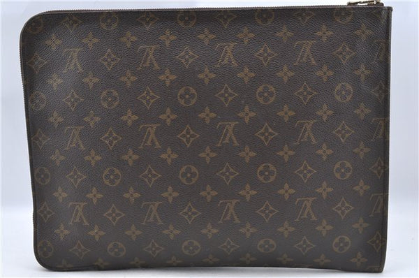 Authentic Louis Vuitton Monogram Poche Documents Document Case M53400 LV 3923C