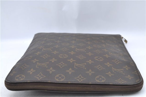 Authentic Louis Vuitton Monogram Poche Documents Document Case M53400 LV 3923C