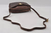 Authentic Salvatore Ferragamo Vara Shoulder Cross Body Bag Leather Brown 3924I