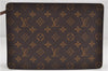 Authentic Louis Vuitton Monogram Pochette Homme Clutch Hand Bag M51795 LV 3926E