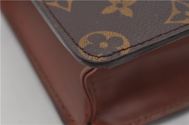 Authentic Louis Vuitton Monogram Pochette Homme Clutch Hand Bag M51795 LV 3926E