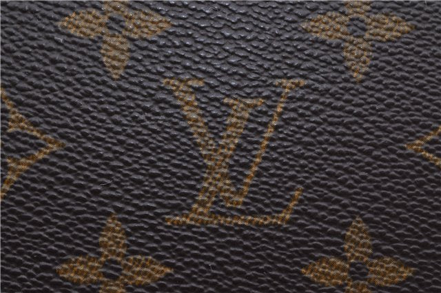 Authentic Louis Vuitton Monogram Pochette Homme Clutch Hand Bag M51795 LV 3926E