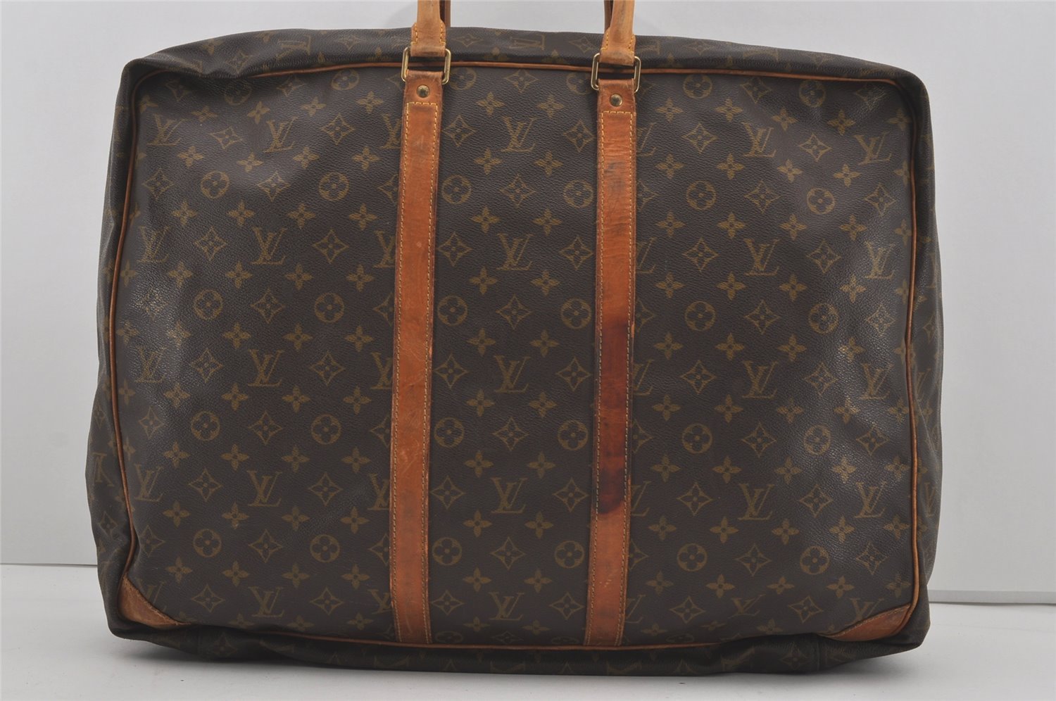 Authentic Louis Vuitton Monogram Sirius 55 Travel Boston Bag M41404 LV 3927I