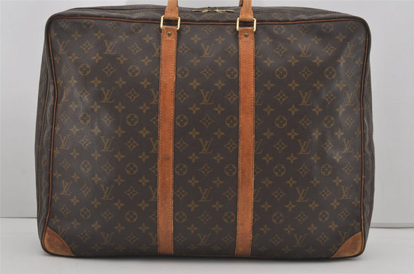 Authentic Louis Vuitton Monogram Sirius 55 Travel Boston Bag M41404 LV 3927I