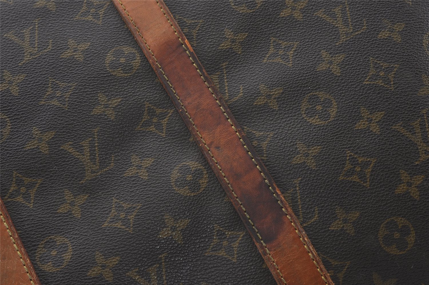 Authentic Louis Vuitton Monogram Sirius 55 Travel Boston Bag M41404 LV 3927I