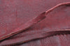 Authentic BALENCIAGA Classic The Day Hand Bag Leather 140442 Bordeaux Red 3928I