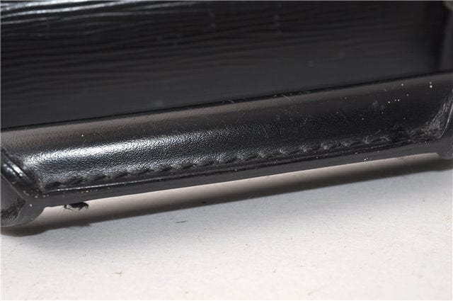 Authentic Louis Vuitton Epi Serviette Conseiller Briefcase Black M54422 LV 3929F