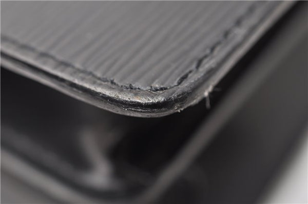 Authentic Louis Vuitton Epi Serviette Conseiller Briefcase Black M54422 LV 3929F