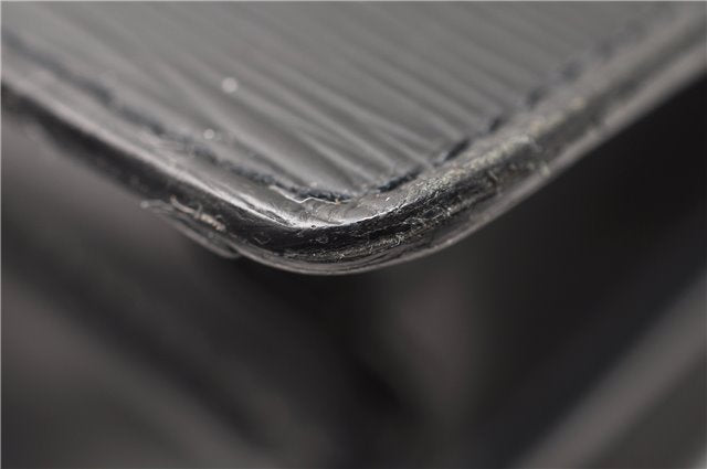 Authentic Louis Vuitton Epi Serviette Conseiller Briefcase Black M54422 LV 3929F