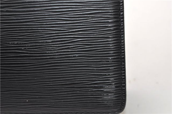 Authentic Louis Vuitton Epi Serviette Conseiller Briefcase Black M54422 LV 3929F