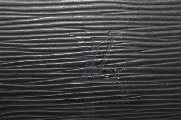 Authentic Louis Vuitton Epi Serviette Conseiller Briefcase Black M54422 LV 3929F