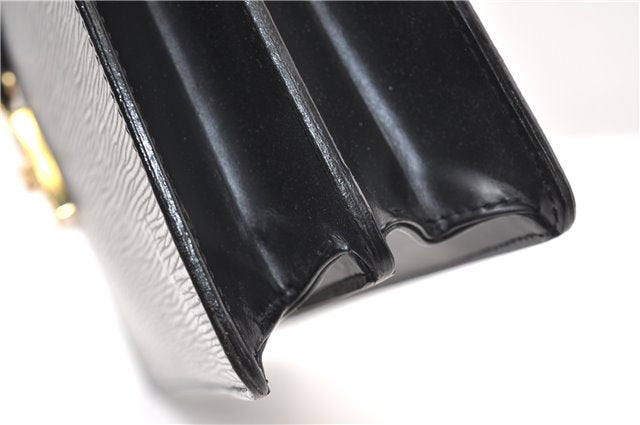 Authentic Louis Vuitton Epi Serviette Conseiller Briefcase Black M54422 LV 3929F