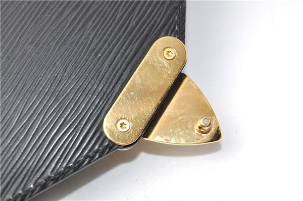 Authentic Louis Vuitton Epi Serviette Conseiller Briefcase Black M54422 LV 3929F