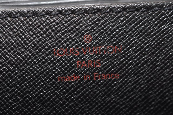 Authentic Louis Vuitton Epi Serviette Conseiller Briefcase Black M54422 LV 3929F