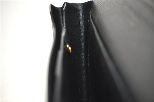 Authentic Louis Vuitton Epi Serviette Conseiller Briefcase Black M54422 LV 3929F