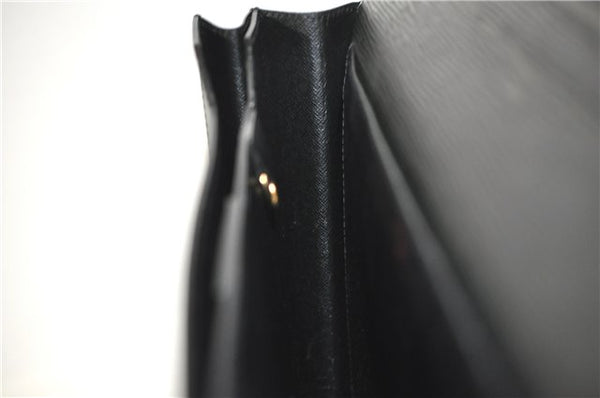 Authentic Louis Vuitton Epi Serviette Conseiller Briefcase Black M54422 LV 3929F