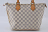 Authentic Louis Vuitton Damier Azur Saleya PM Shoulder Tote Bag N51186 LV 3930I