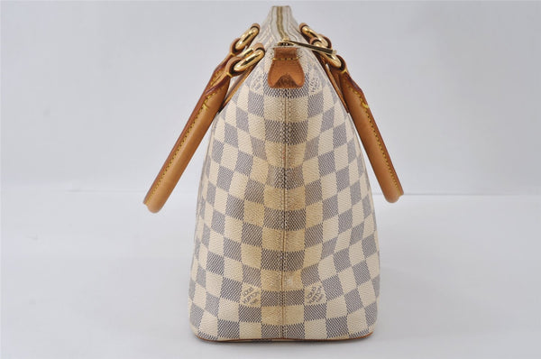 Authentic Louis Vuitton Damier Azur Saleya PM Shoulder Tote Bag N51186 LV 3930I