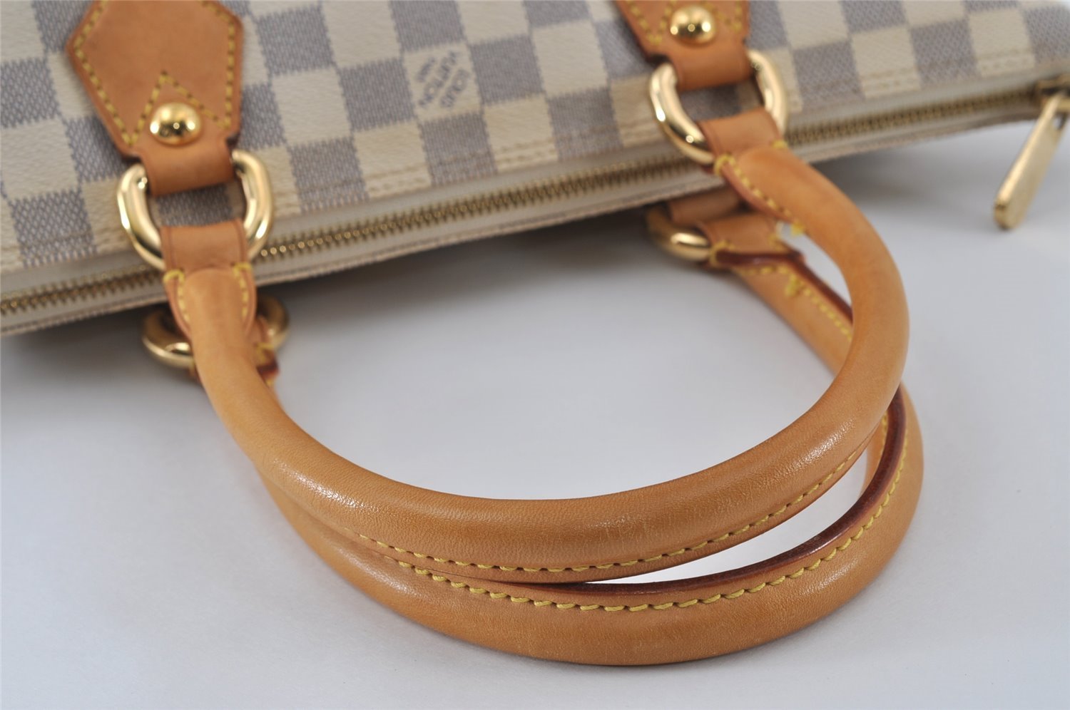 Authentic Louis Vuitton Damier Azur Saleya PM Shoulder Tote Bag N51186 LV 3930I