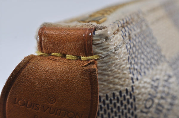 Authentic Louis Vuitton Damier Azur Saleya PM Shoulder Tote Bag N51186 LV 3930I