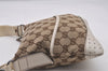 Authentic GUCCI Shoulder Cross Body Bag GG Canvas Leather 147671 Brown 3931I