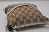 Authentic GUCCI Shoulder Cross Body Bag GG Canvas Leather 147671 Brown 3931I