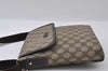 Authentic GUCCI Shoulder Cross Body Bag Purse GG PVC Leather 223666 Brown 3933I