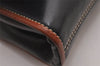 Authentic CELINE 2Way Shoulder Cross Body Clutch Bag Purse Leather Black 3934I