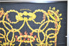 Authentic HERMES Carre 90 Scarf "LE SACRE du PRINTEMPS" Silk Black 3935D