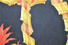Authentic HERMES Carre 90 Scarf "LE SACRE du PRINTEMPS" Silk Black 3935D